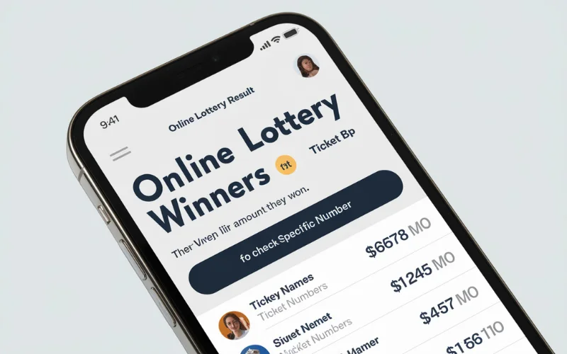 online lottery result