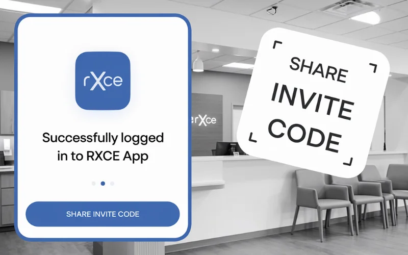 rxce app invite code